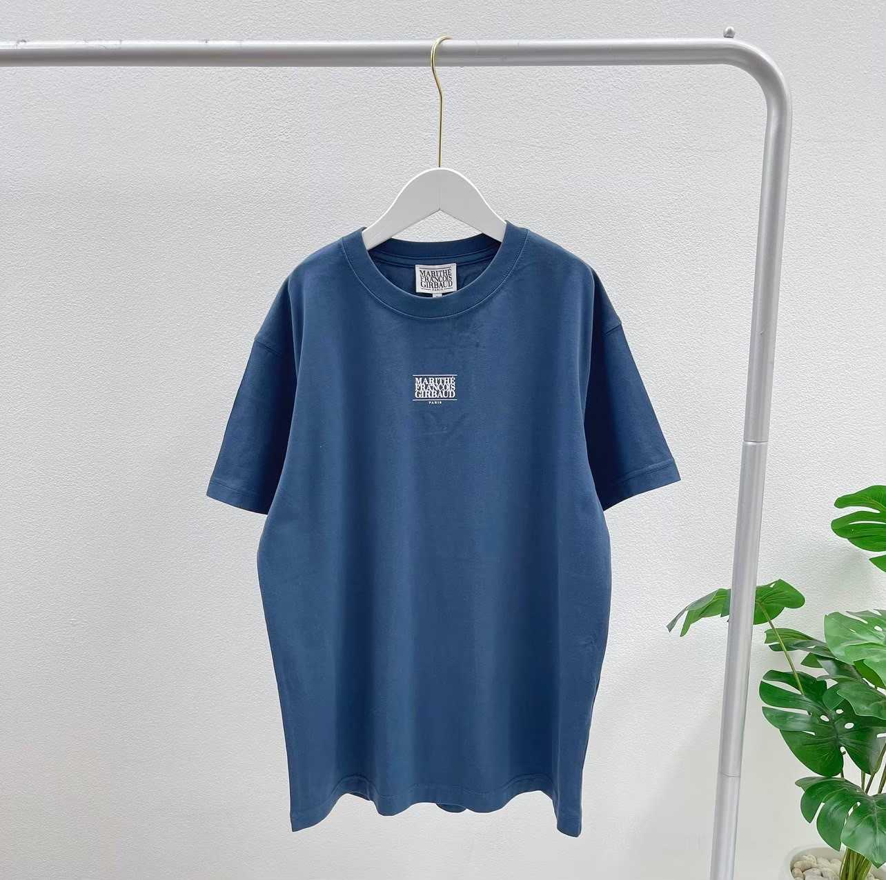 Marithe Classic Small logo T-Shirt (Navy)