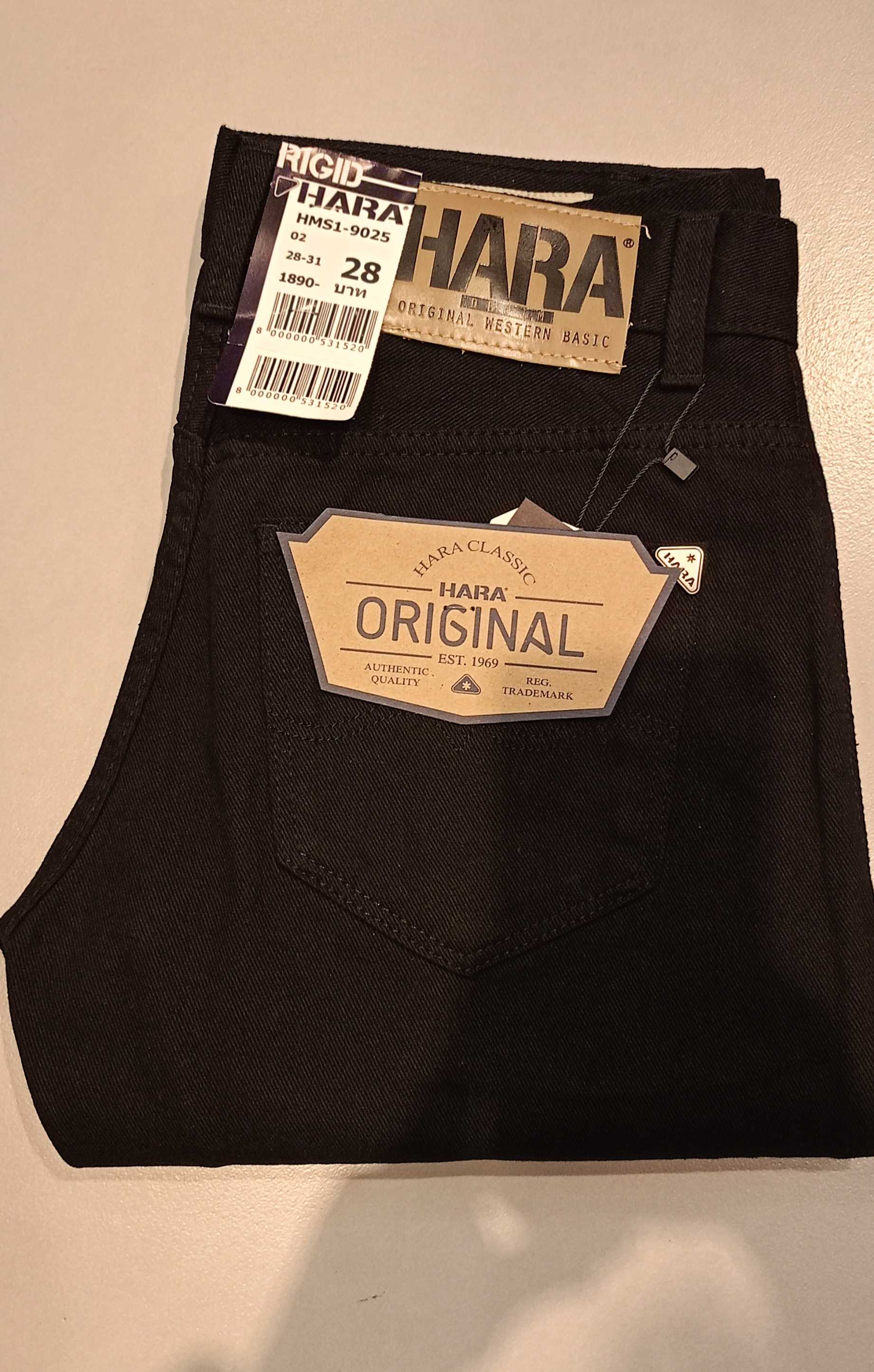 HARA ซุปเปอร์แบล็ค ขากระบอก
