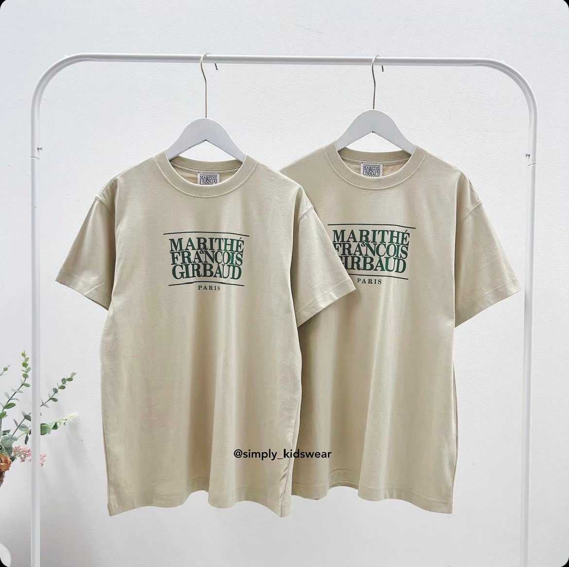 พร้อมส่ง Marithe Logo T-Shirt (Khaki Beige)