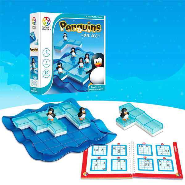 SMART GAMES, Penguins On Ice ของเล่นฝึกสมอง สำหรับ 6 ปี+ ลิขสิทธิ์แท้เบลเยียม ร้านเป็นตัวแทนในไทย