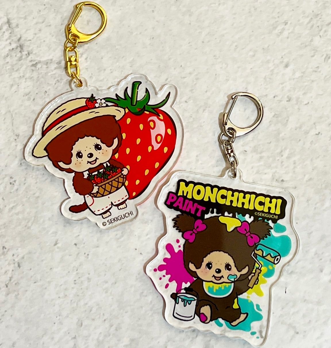 Monchhichi Acrylic Keychain 