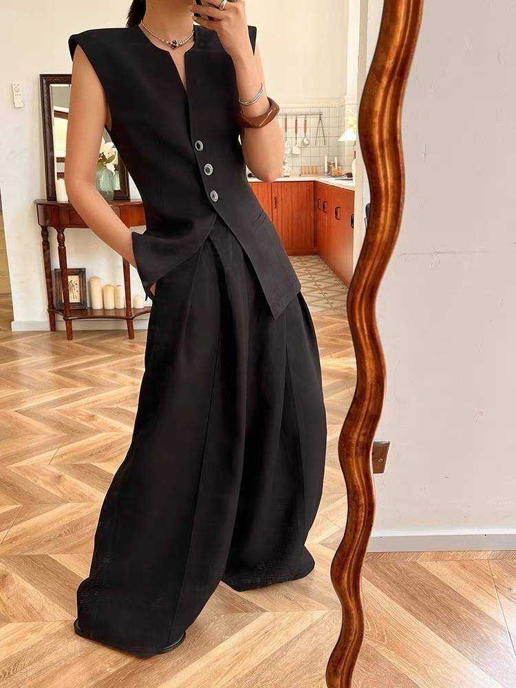 ( SALE ) LONG VEST SUIT