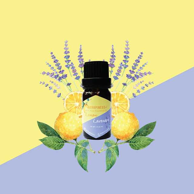 PURE ESSENTIAL OILS : LEMON LAVENDER