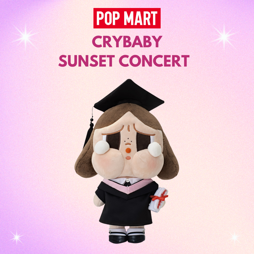 พร้อมส่งในไทย - Crybaby Sunset Concert Series-Plush Doll ของแท้