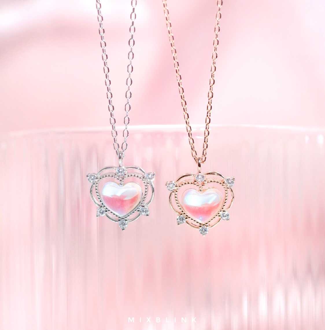 สร้อยคอ Lovely - ส่งฟรี EMS ( เงินแท้ 92.5% )