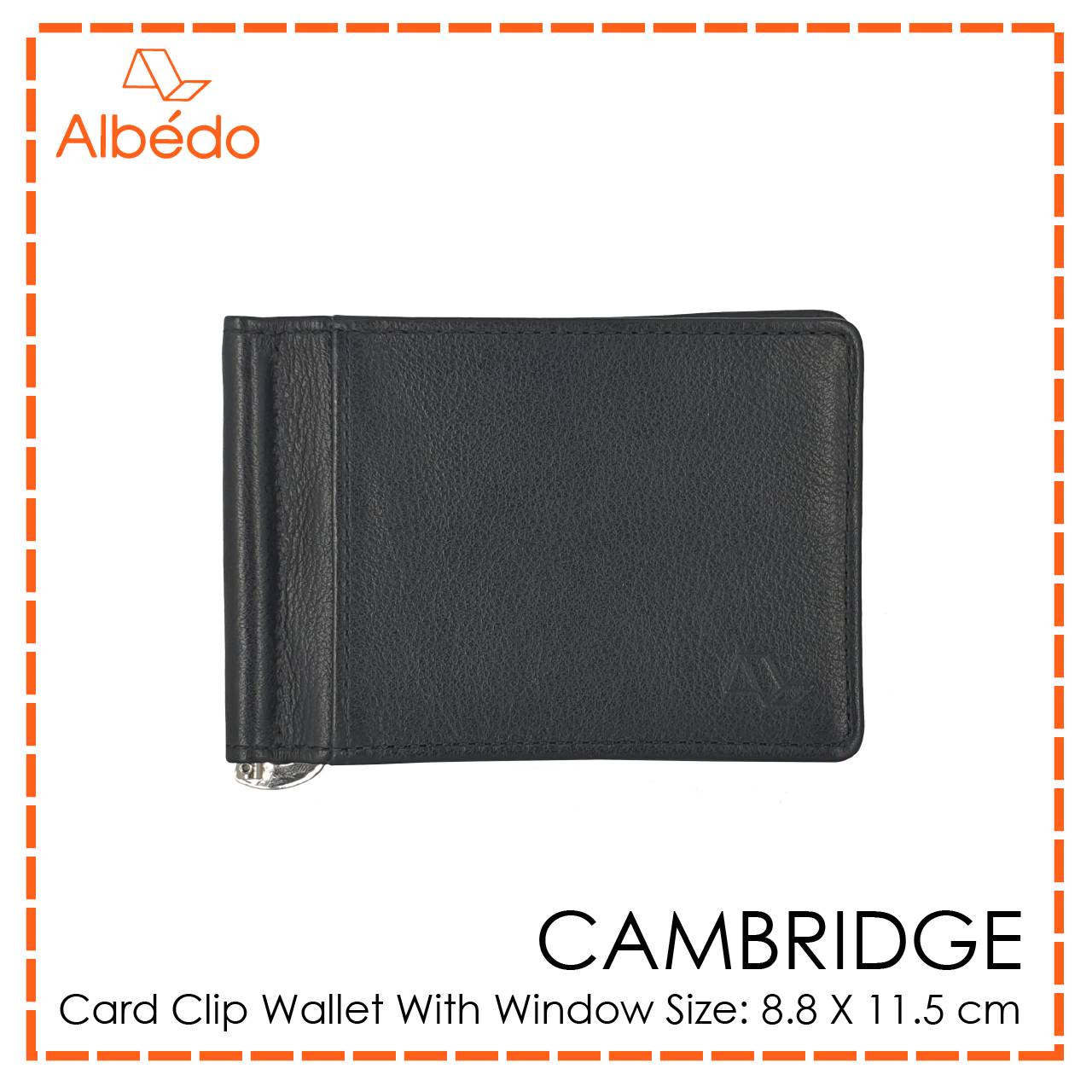 CAMBRIDGE 6 CARD CLIP WALLET WITH WINDOW-CB01099/CB01079