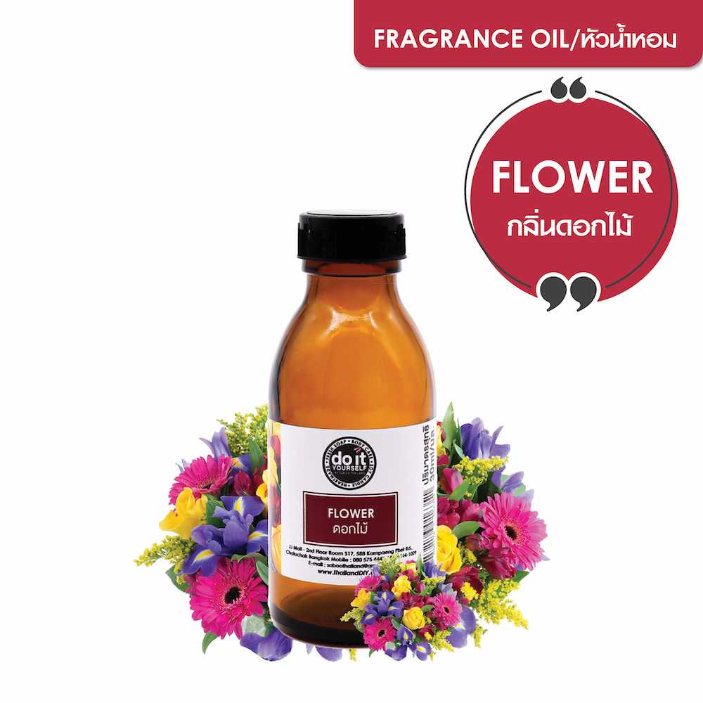 FRAGRANCE OIL FLOWER หัวน้ำหอม กลิ่นดอกไม้