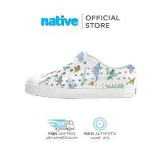 Native รองเท้ากันน้ำเด็กโต EVA รุ่น Jefferson Print Shell White/Shell White/ Flux Alpine Dino