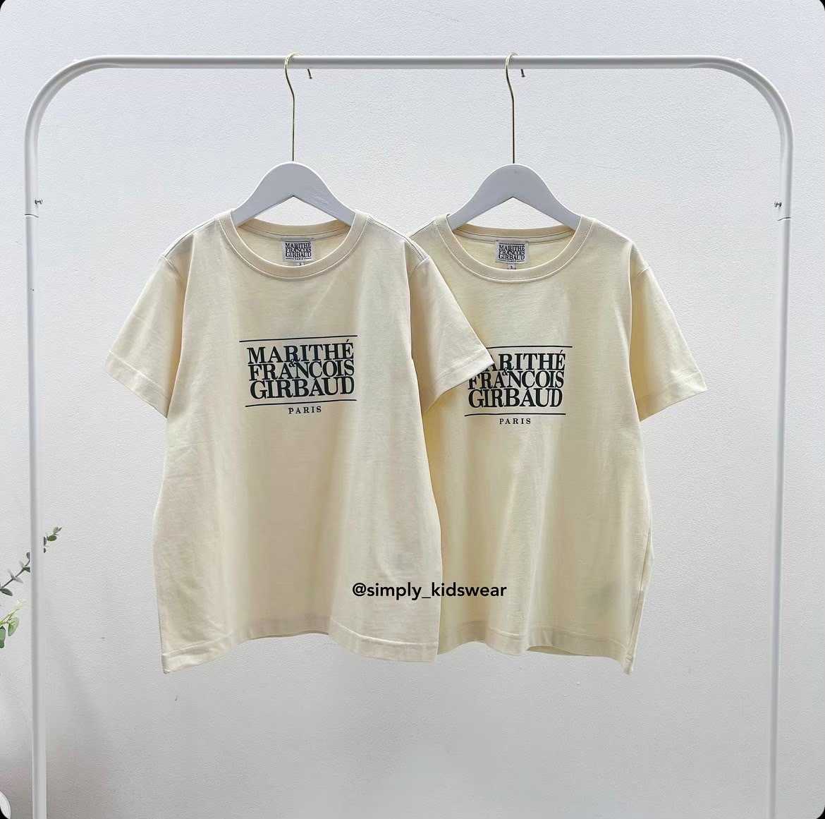 พร้อมส่ง Marithe Women Logo T-Shirt(Khaki Beige)