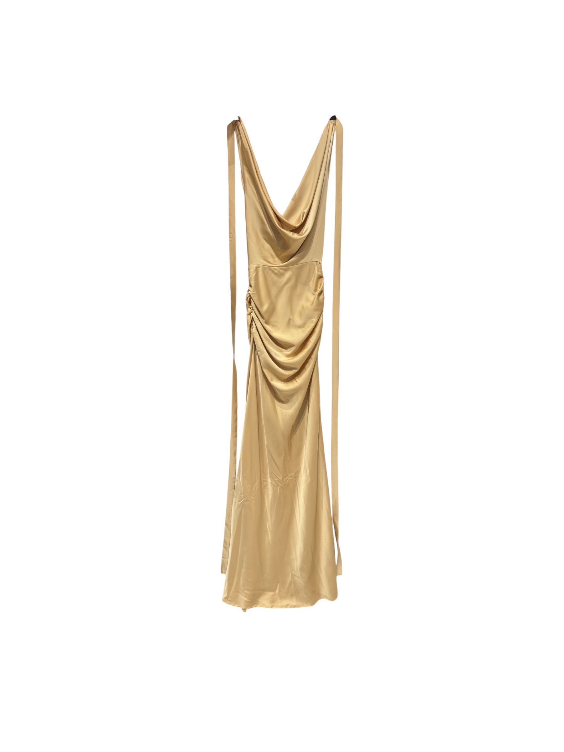 NEW ROMANTIC GOLD GROUND DRESS