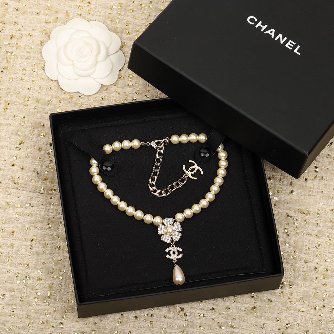 (N015)สร้อย Ch มุกดอกCamellia (1:1)