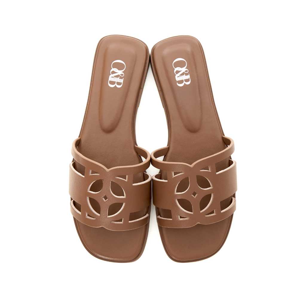 OandB Sandals in Exclusive Brown