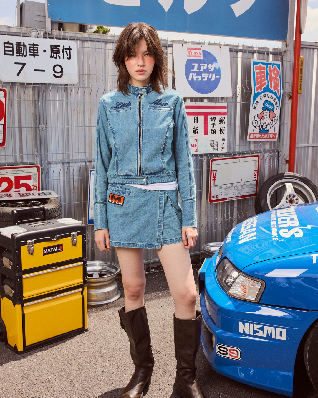 (Look13) Engine On Woman Skort