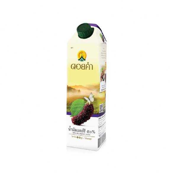 ดอยคำ น้ำมัลเบอร์รี่ 50% – 1,000 ml.