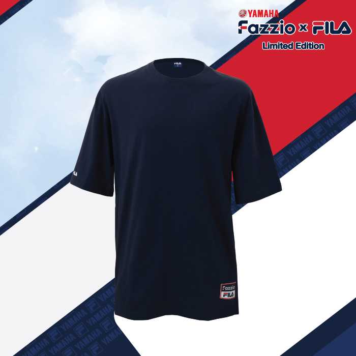เสื้อโอเวอร์ไซส์ FAZZIO X FILA (สีกรมท่า)