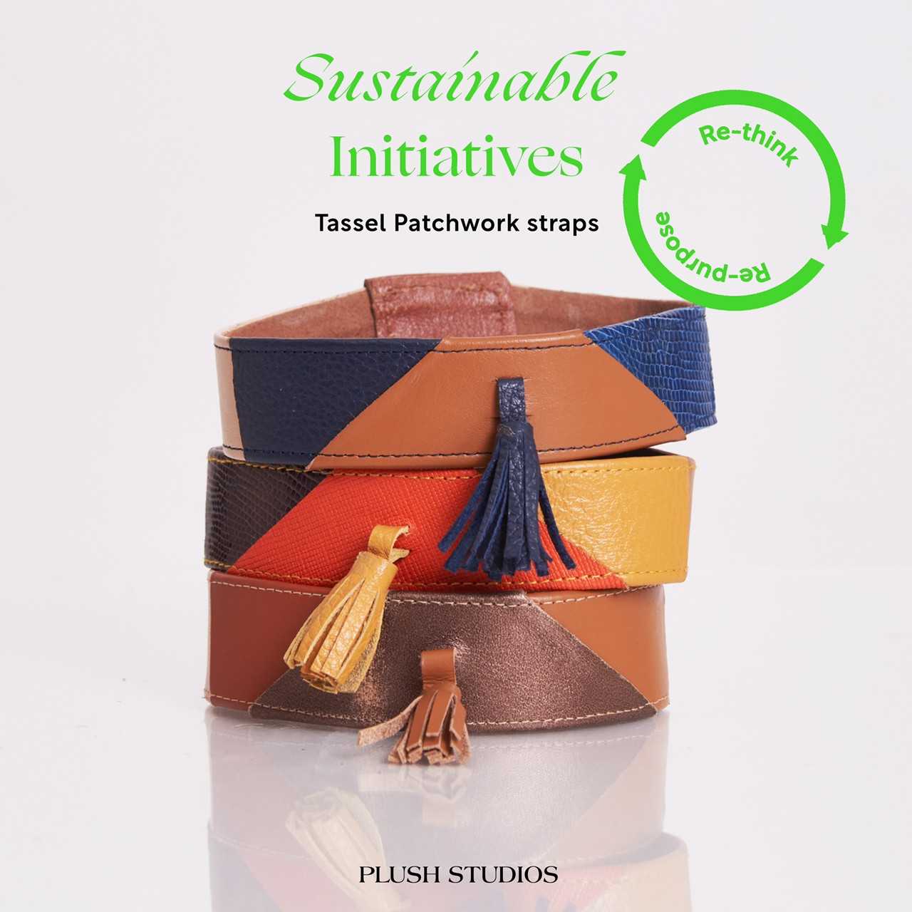 [Sustainable] สาย add-on แบบสวมรุ่น Tassle Patchwork   #CLEARANCE #ลดราคา