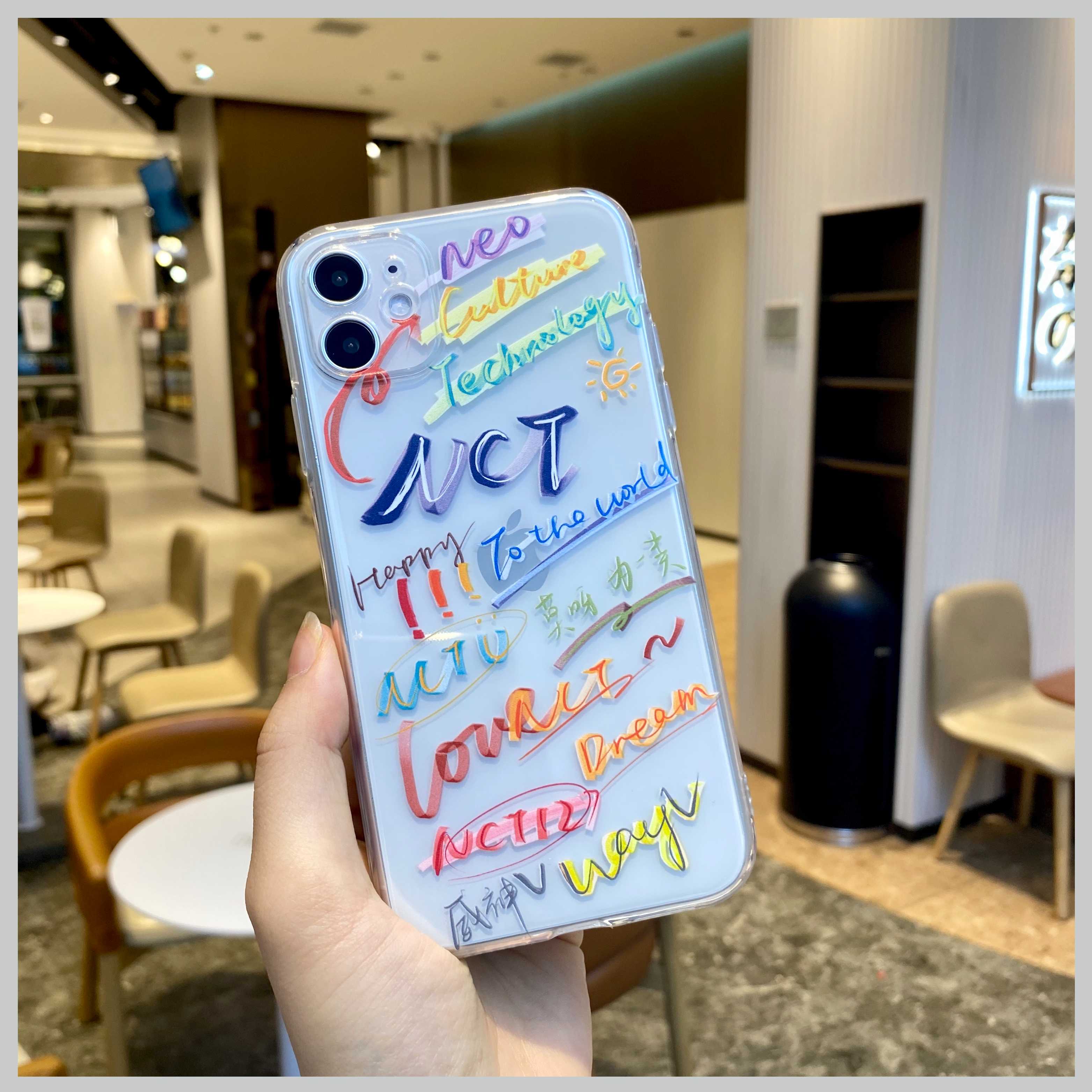 [พรีออเดอร์🇨🇳]  เคสสกรีนลาย NCT ระบุรุ่นช่องหมายเหตุ