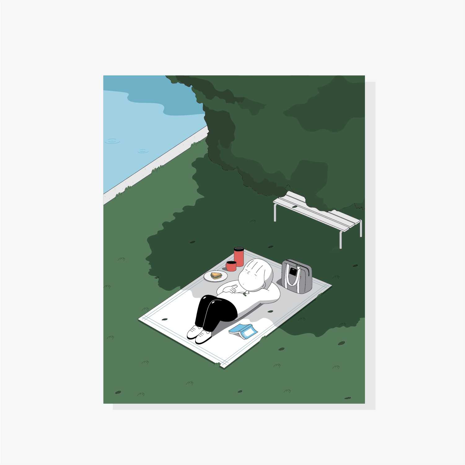 ART PRINT - PARK SLEEPER