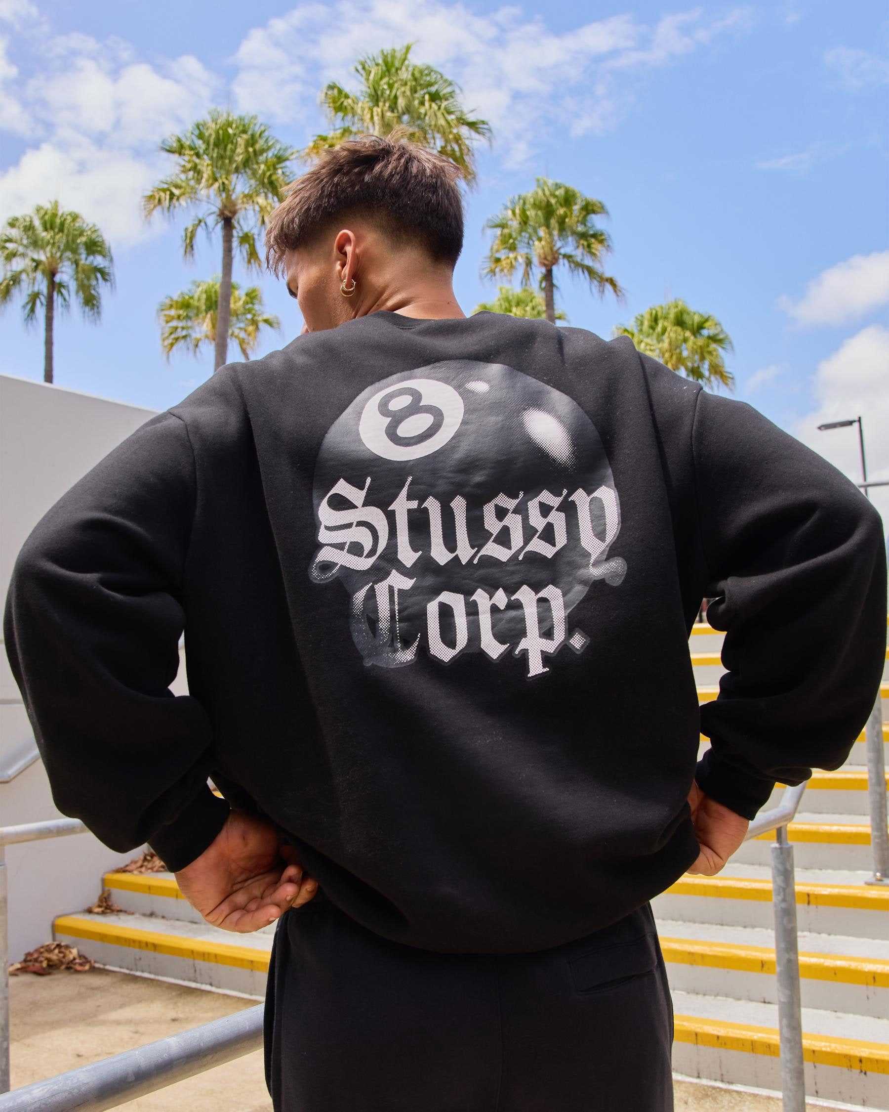 Stussy 8 Ball Corp Crew Sweatshirt