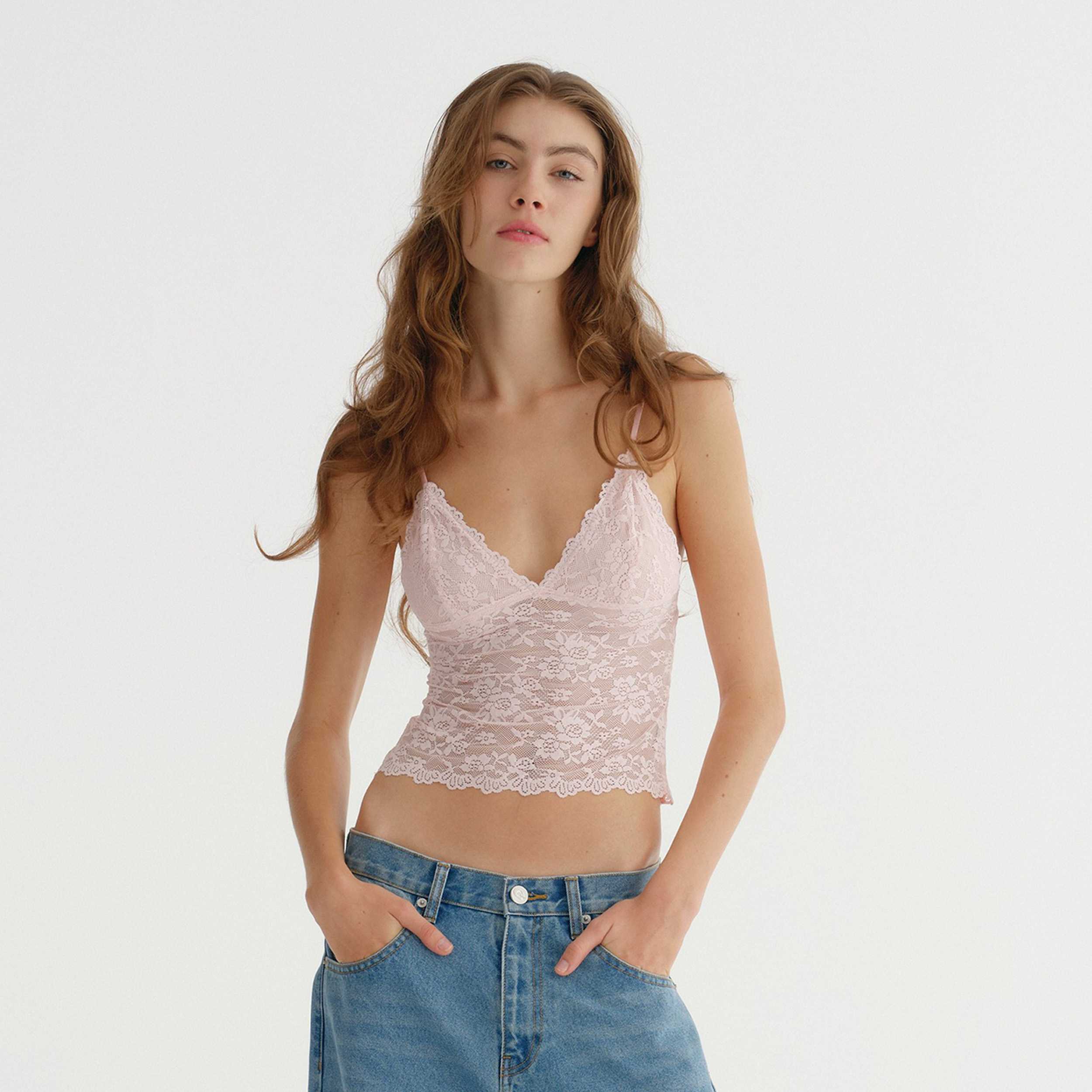LACE CAMISOLE (PINK)