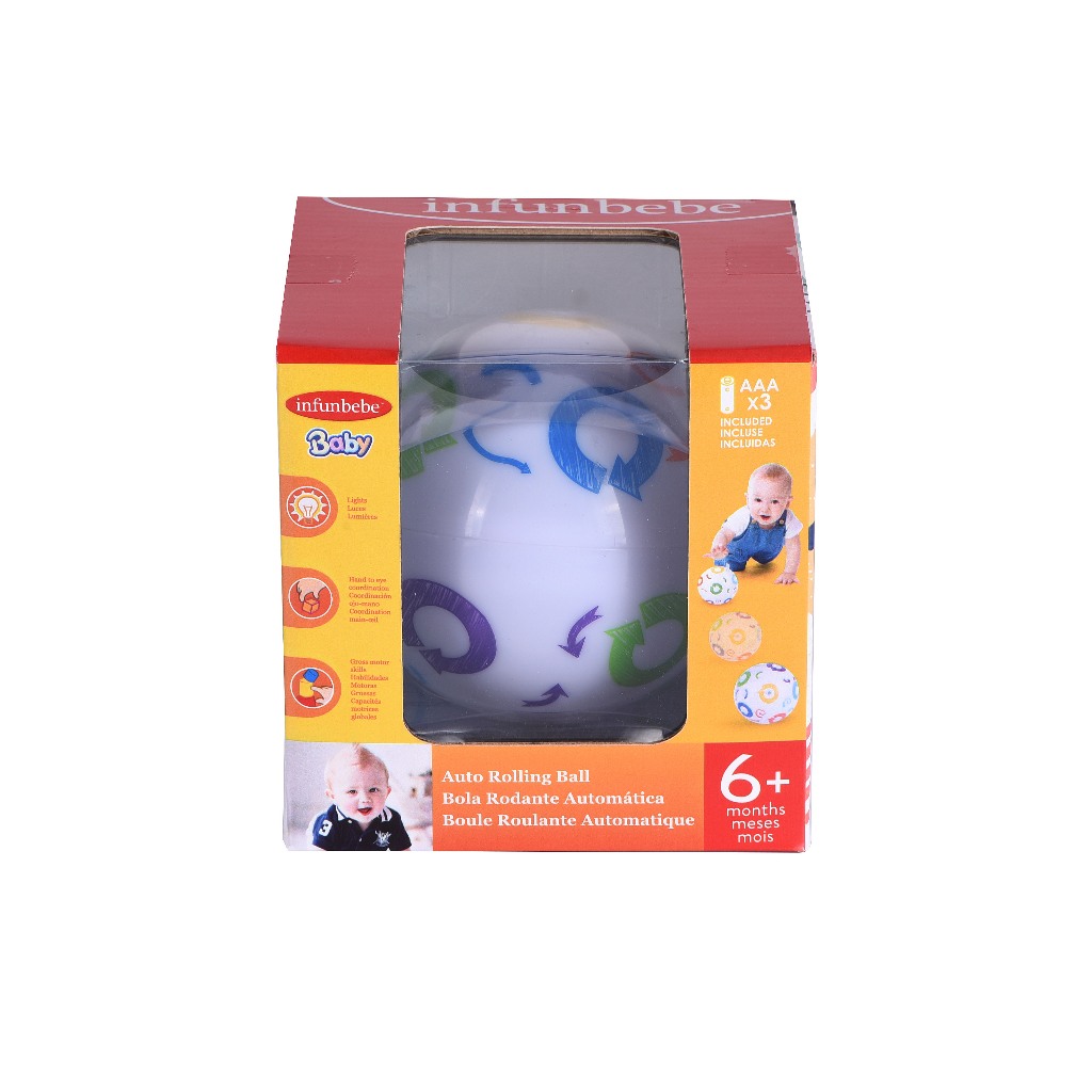 Wel-B x Infunbebe Auto Rolling Ball (ลูกบอลของเล่นเด็ก)  - ของเล่น ของเล่นเด็ก ลูกบอล