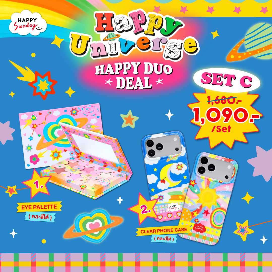 [SET C] HAPPY UNIVERSE HAPPY DUO DEAL