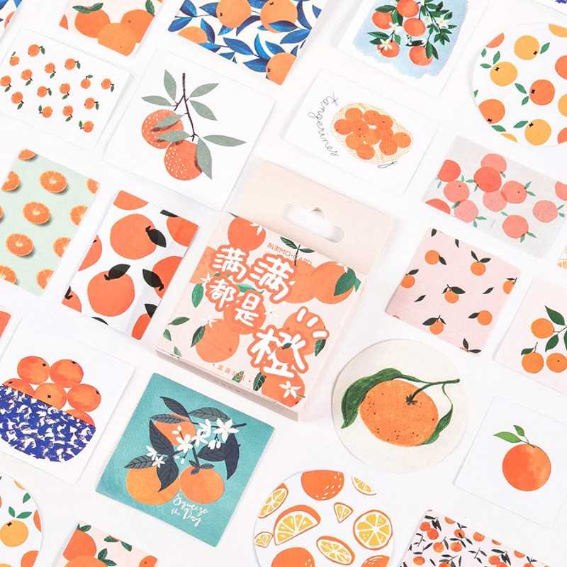 สติ๊กเกอร์กล่องไดคัท Orange