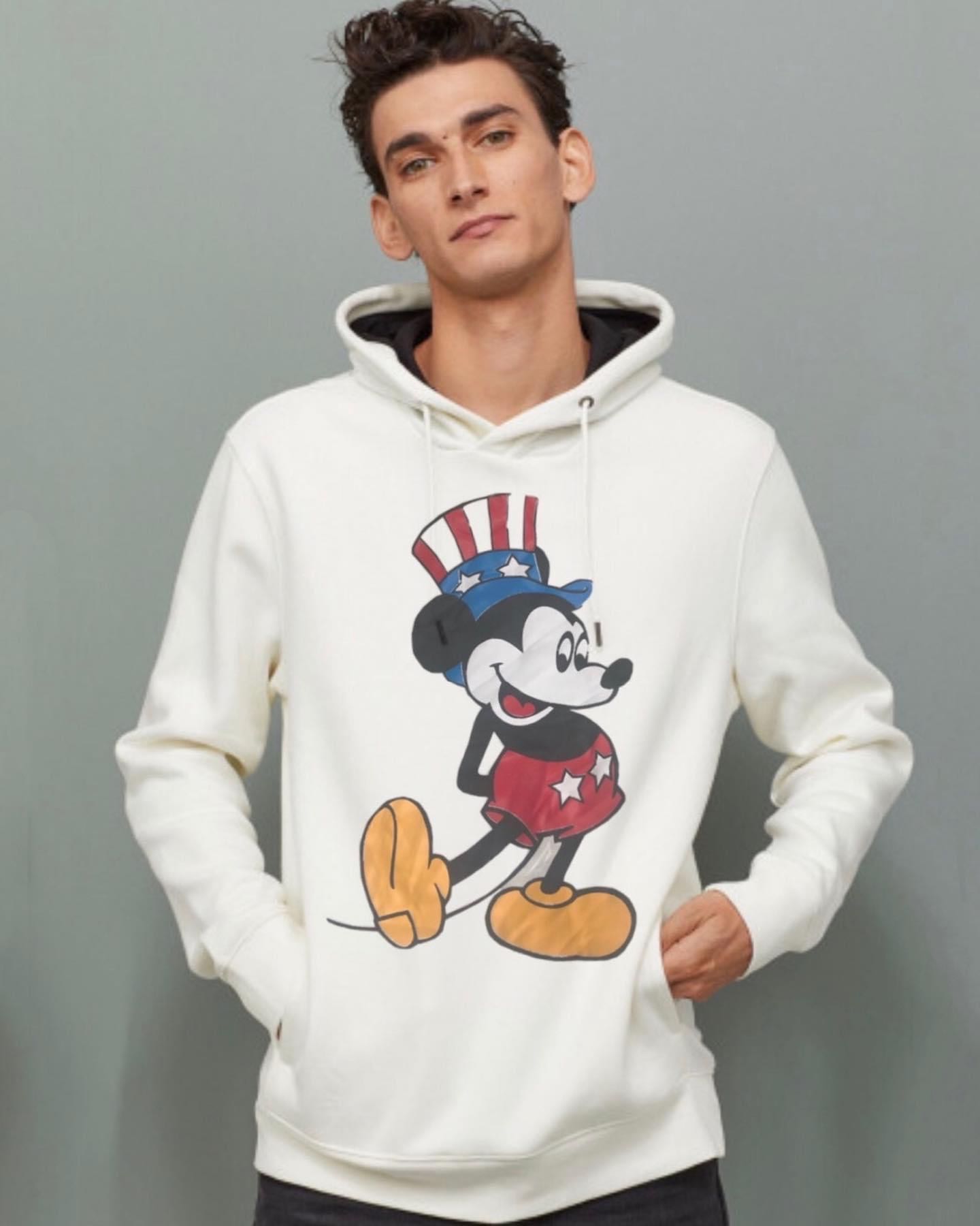 H&M mickey white 