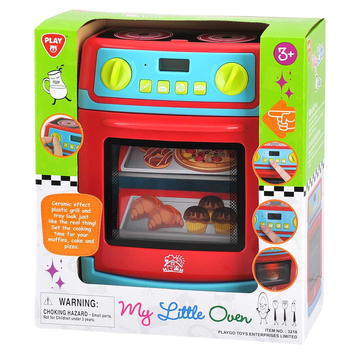 Playgo ของเล่นพัฒนาการ เตาอบ 2 in 1 2021(PG-3218)
