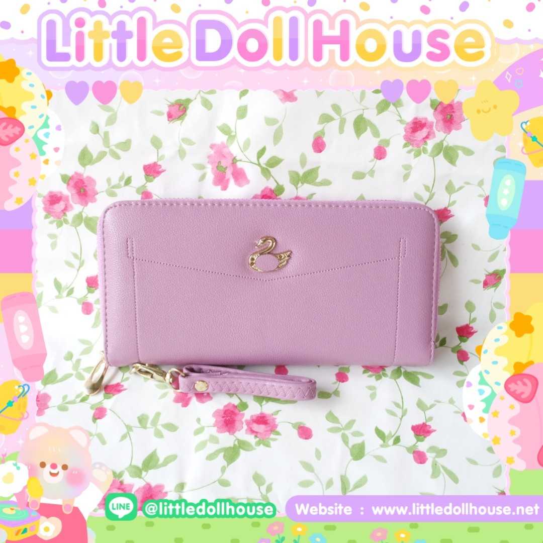 📮SALE‼️พร้อมส่ง‼️👛กระเป๋าสตางค์ ใบยาวซิปรอบ สีชมพู
