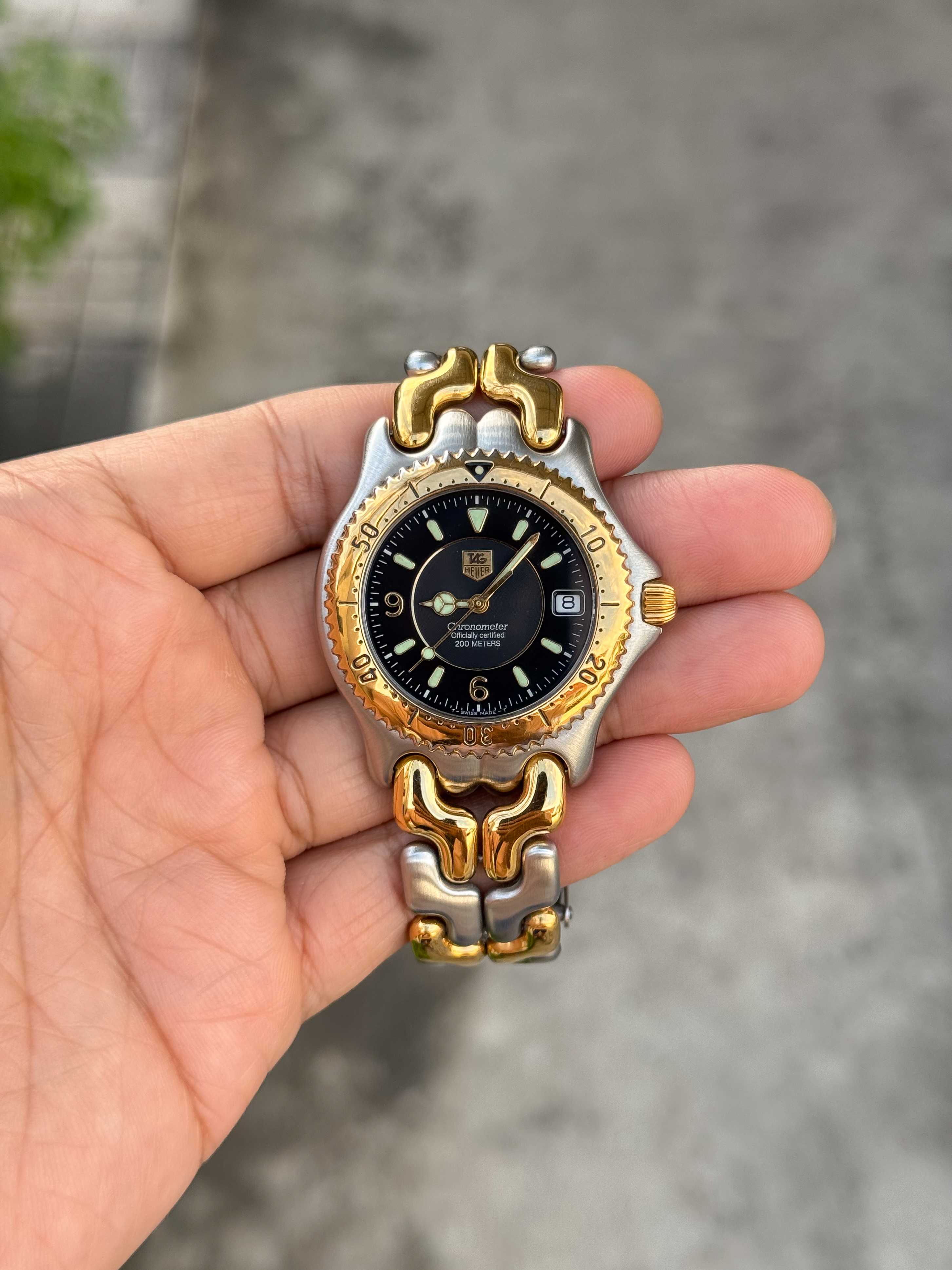 Tag Heuer ก้างปลา 2tone King Size Chronometer Automatic
