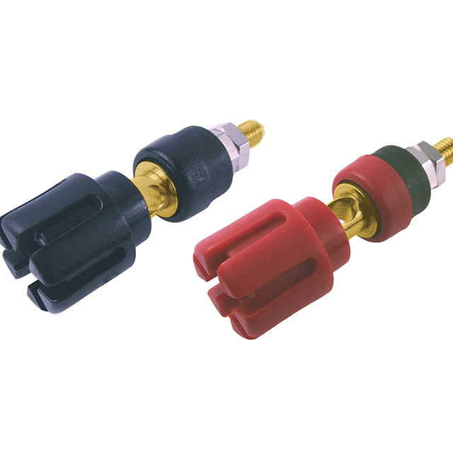 TM-RS PRO 30A, Black, Red Binding Post and Gold Plated - 7.2mm Hole Diameter