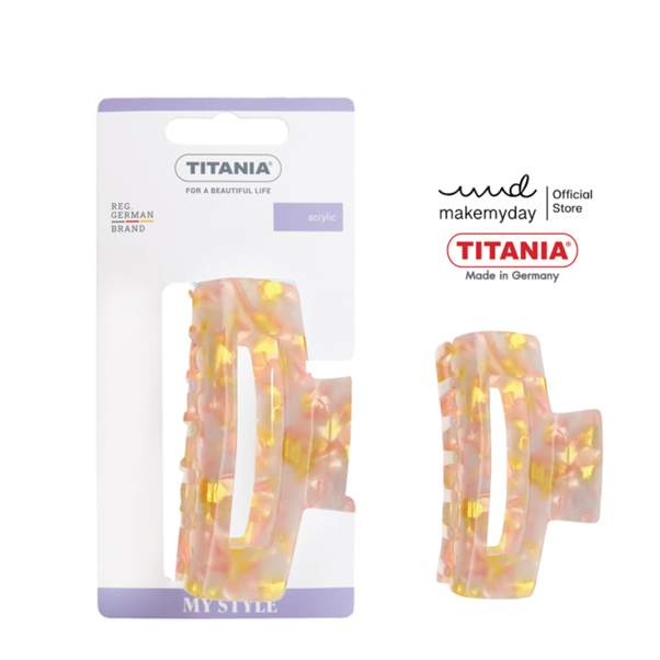 TITANIA Hair clip กิ๊บหนีบผม สี Blossom  (1 กล่องบรรจุ 1 ชิ้น)