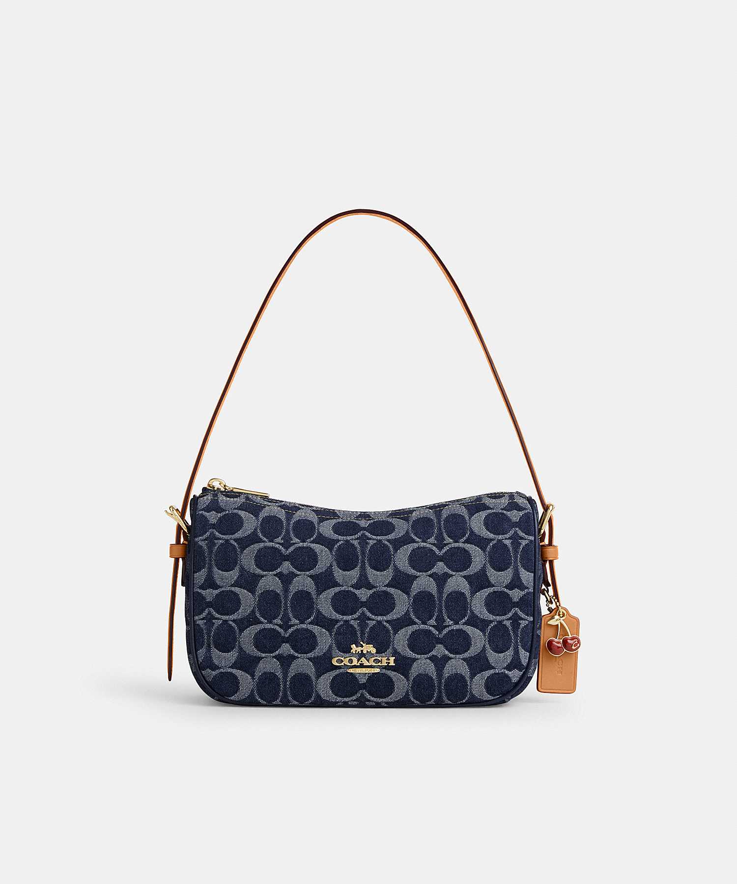 COACH KAILEY SHOULDER BAG IN SIGNATURE DENIM CY701 IMXIA