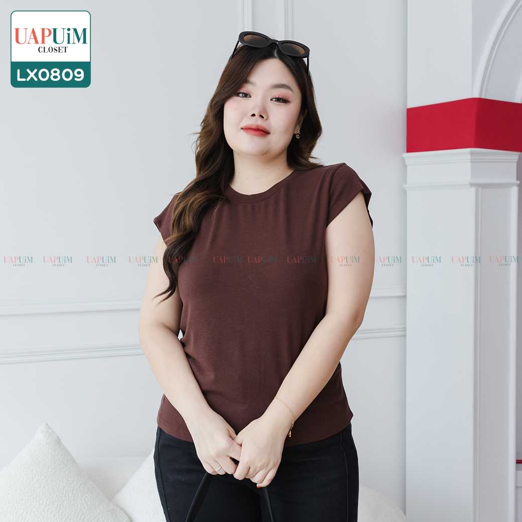 LX0809  พบกับเสื้อยืดแขนสั้นสุดคลาสสิก ที่มาพร้อมเนื้อผ้ายืดหยุ่น สวมใส่สบาย เคลื่อนไหวได้อย่างอิสระ