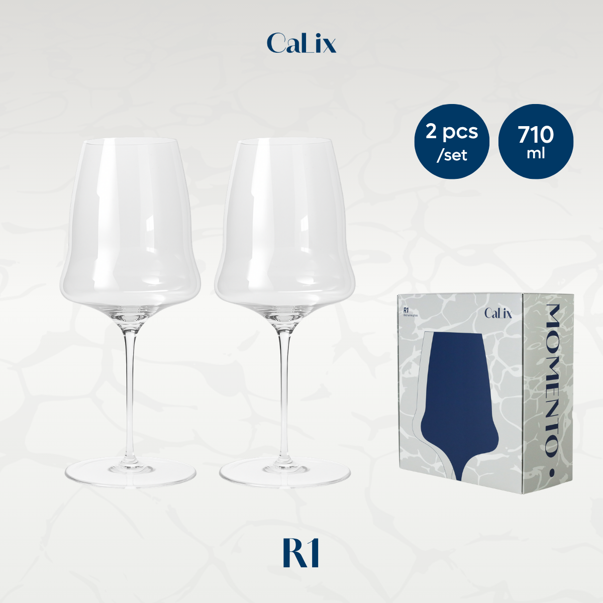 CaLix แก้วไวน์แดง R1 Red Wine Glass • MOMENTO Collection (set of 2)