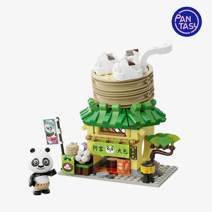 Kung Fu Panda - Po's Dumpling Shop ตัวต่อพลาสติก รุ่นร้านขนมของโป