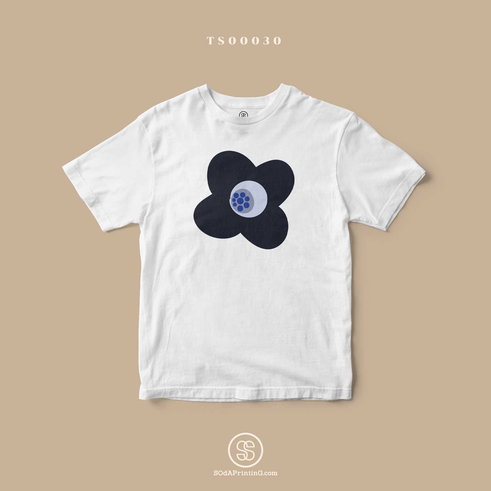 เสื้อ Verbena Blue สีขาว #SOdAtee TSA00030