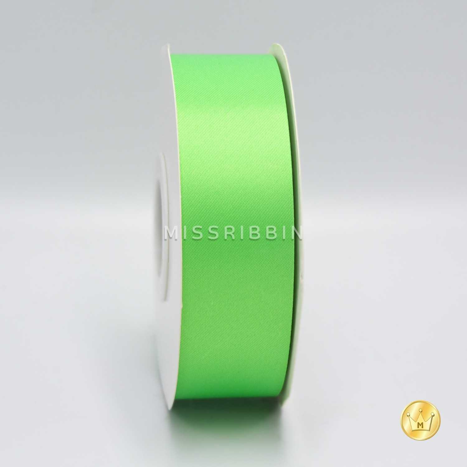ริบบิ้นผ้าต่วน (สี 506) ม้วนยาว 50/200หลา ขนาด 12 15 21 30 40 50 60มม.