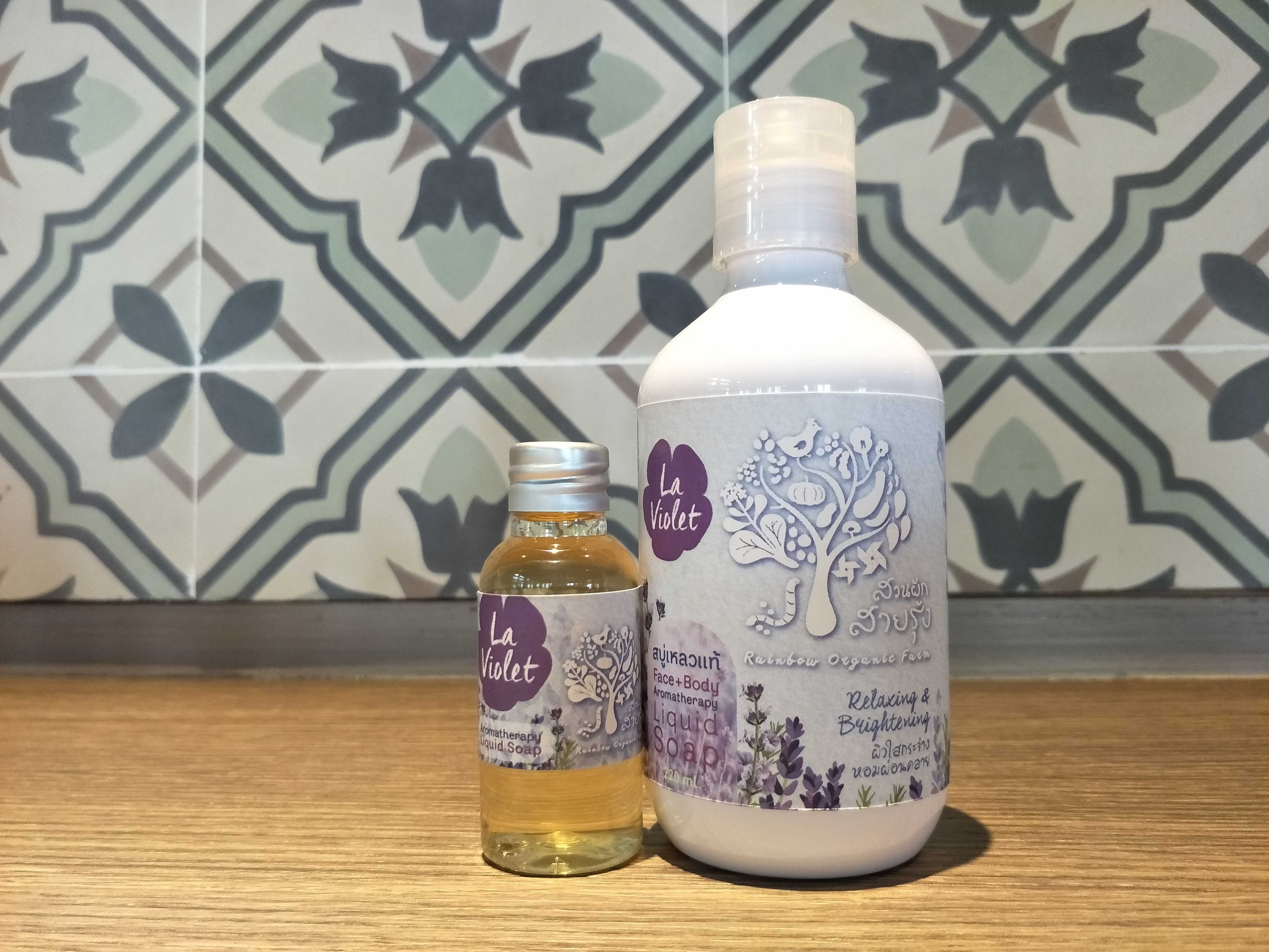 สบู่เหลว Aromatherapy กลิ่น La Violet 200 มล. (หัวปั๊ม) 