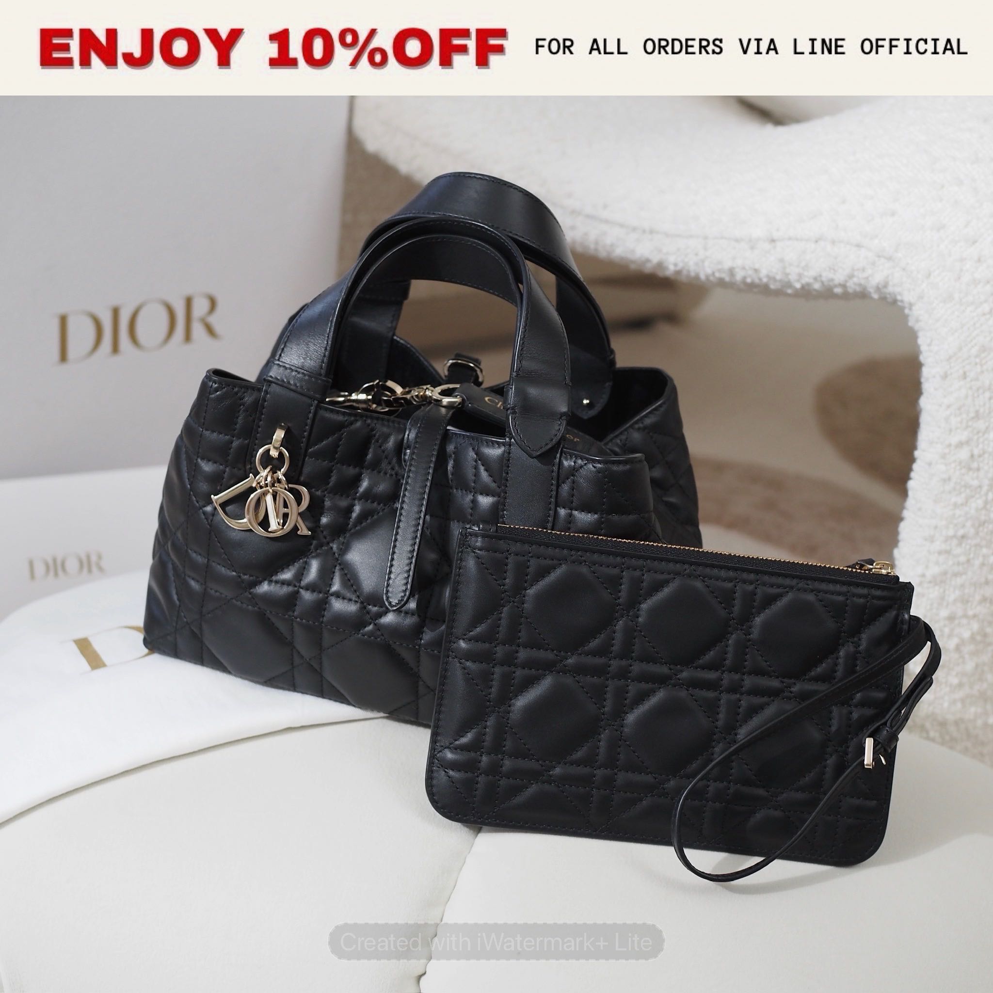 📍USED📍DIOR Small Toujours  สี Black GHW | Bag