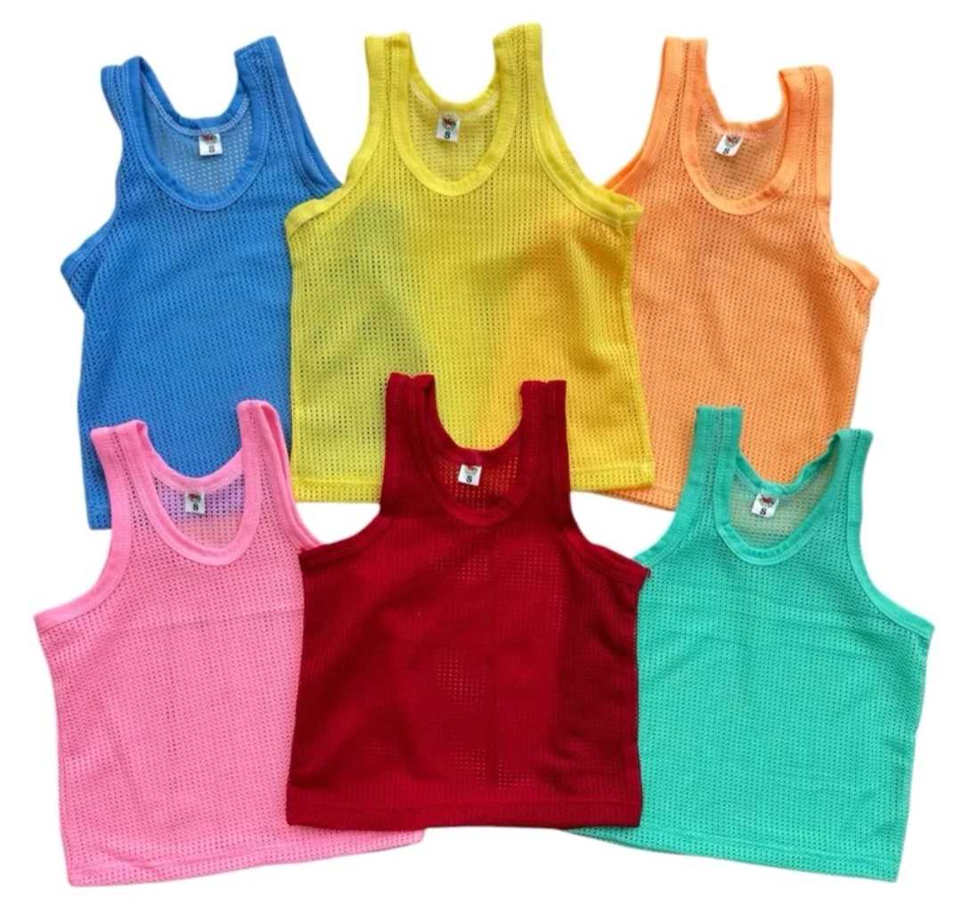 (แพ็ค4ตัว) เสื้อกร้ามตาข่าย ผ้านุ่มลื่น ใส่สบาย 1,2,3ขวบ