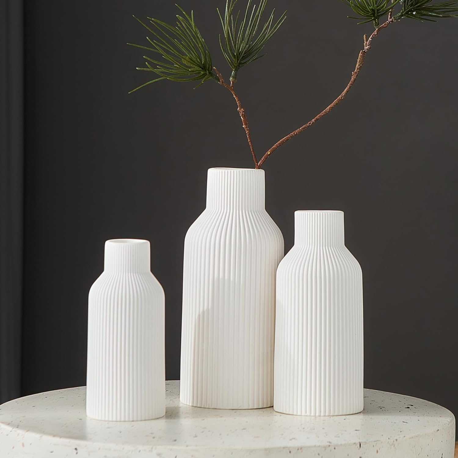 Simple ceramic vases : แจกันเซรามิค สไตล์มูจิมินิมอล