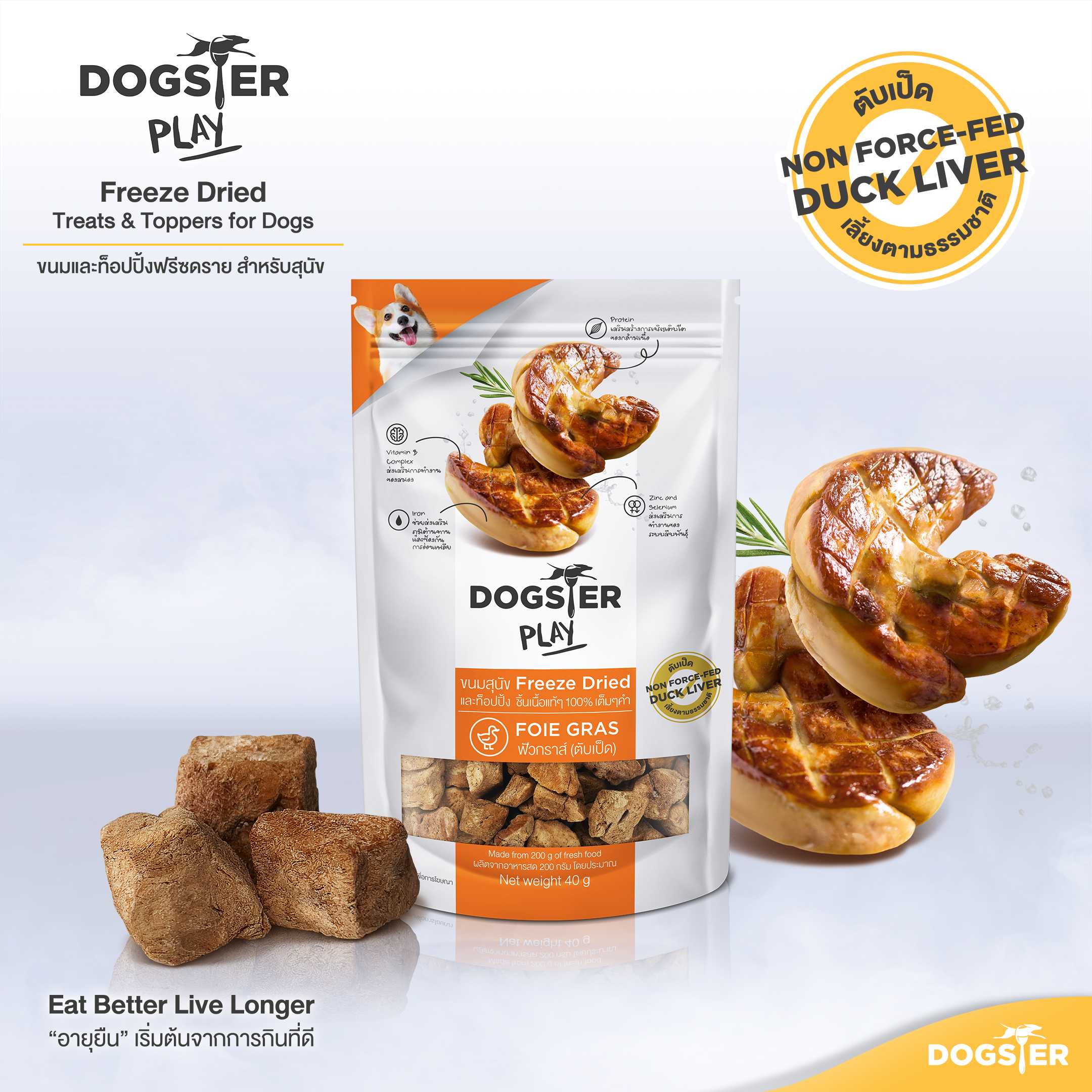 Dogster Play Foie Gras formula