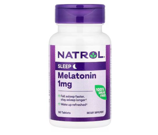 Natrol, Mela, 1mg, 90 Tablets + B6