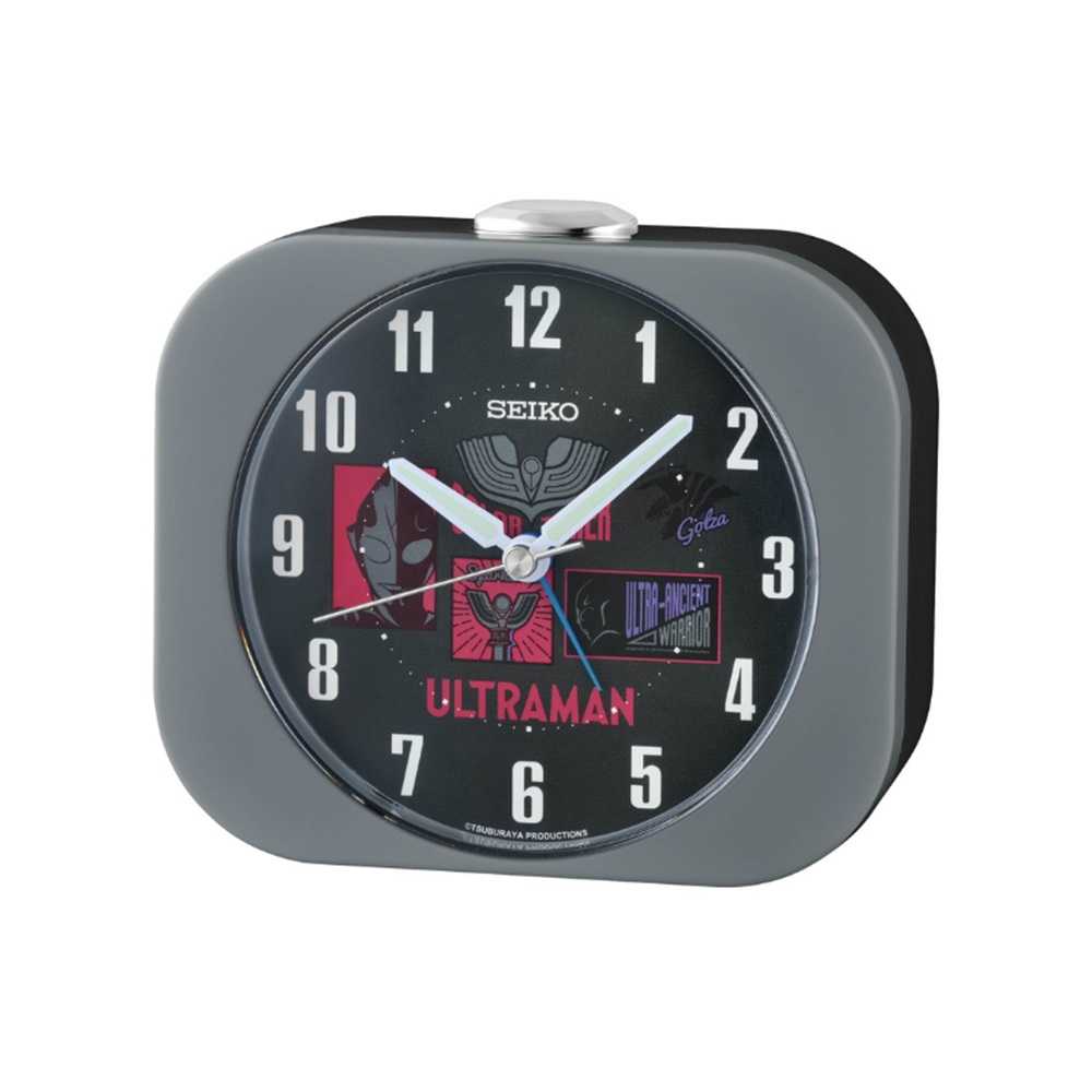 SEIKO CLOCKS Ultraman นาฬิกาปลุก Ultraman รุ่น QHE913N ขนาด 3.8X4.4 นิ้ว