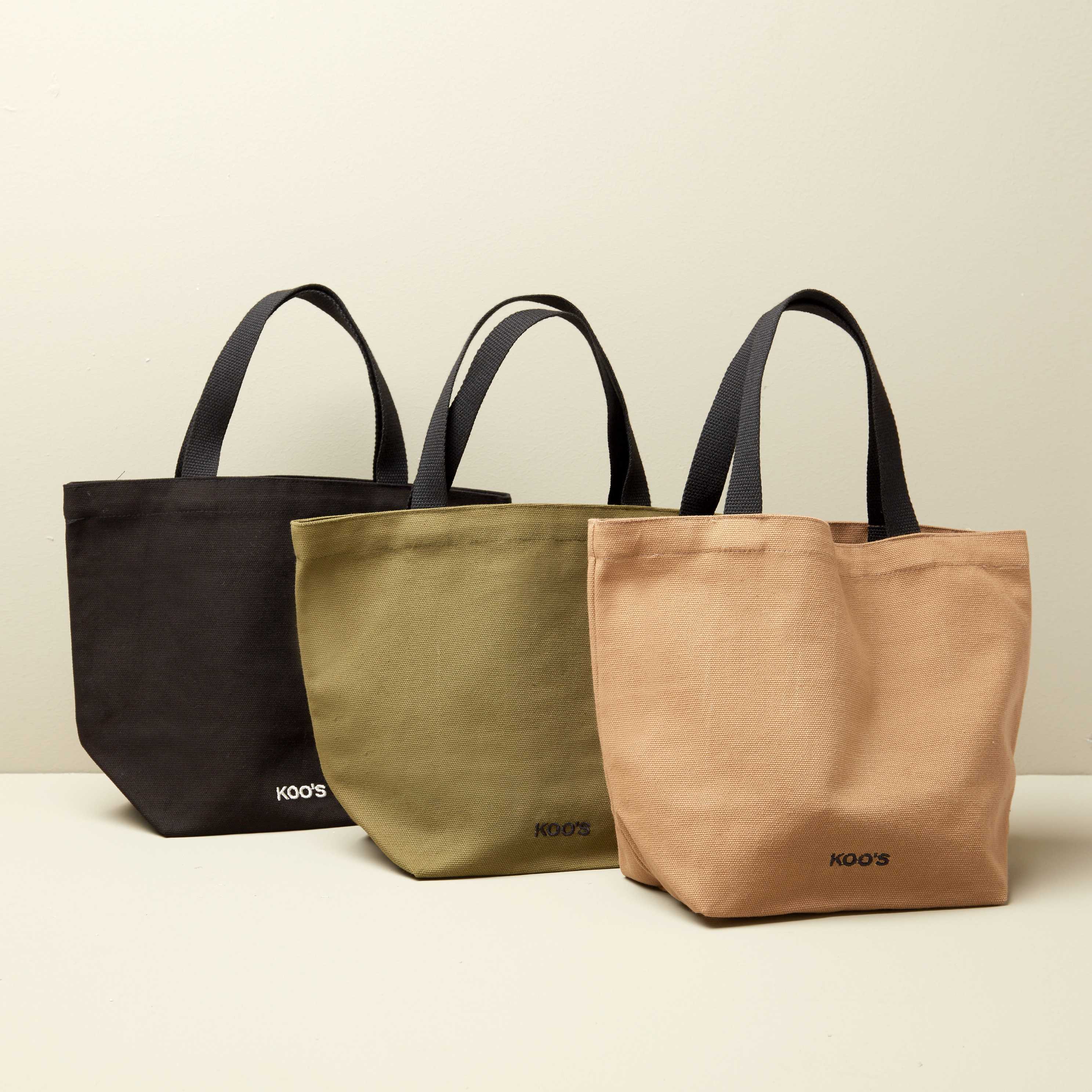 กระเป๋า The Daily Cotton Canvas Tote Bag - Black