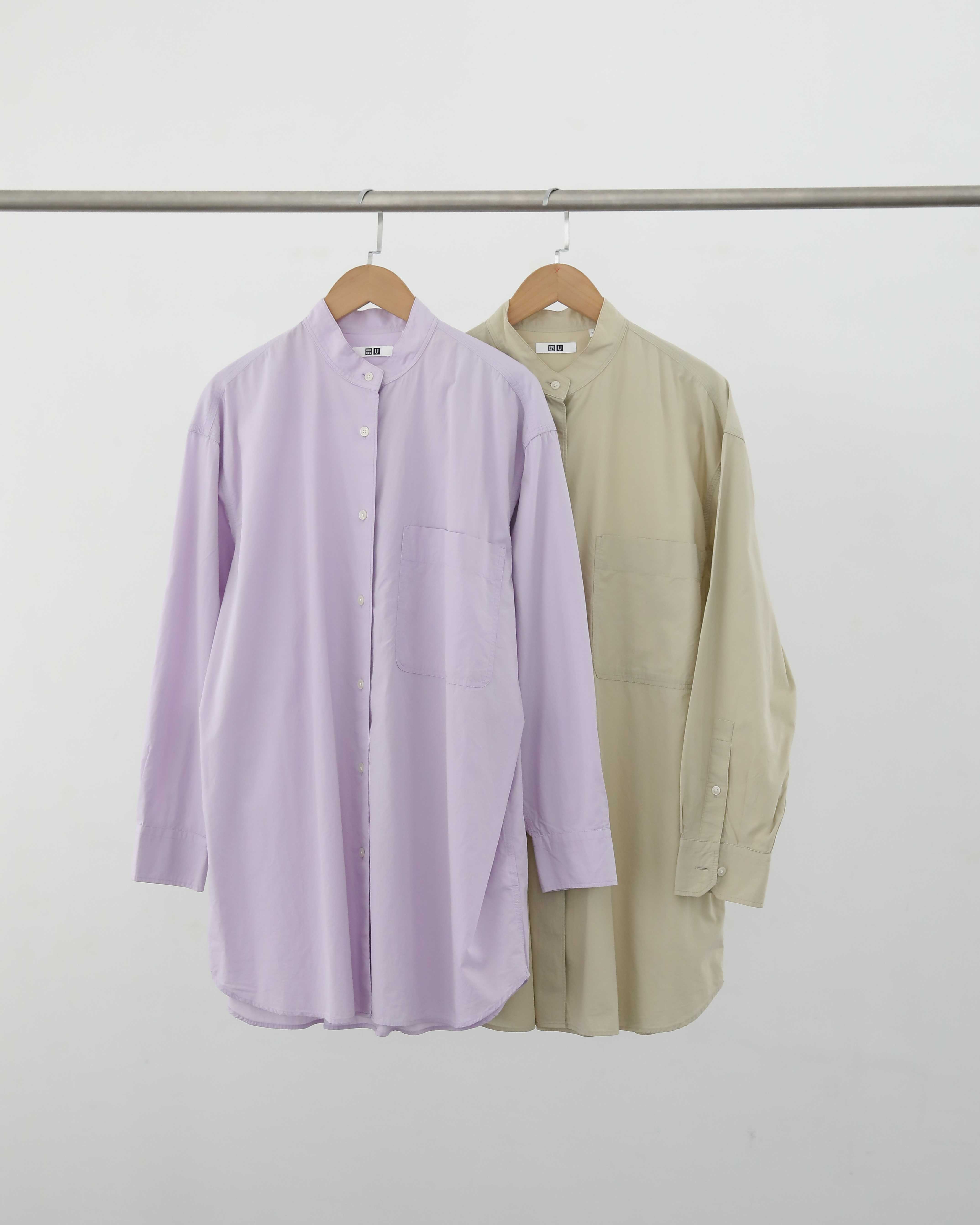 LAVENDER SHIRT(4) 05-06 [เสื้อ] UNIQLO U (S,M)