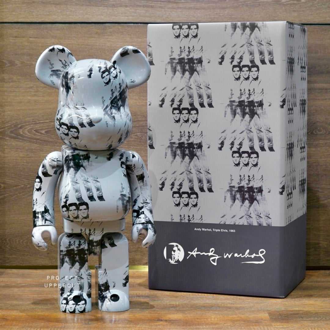 BE@RBRICK 1000% ANDY WARHOL's Elvis Presley [New]