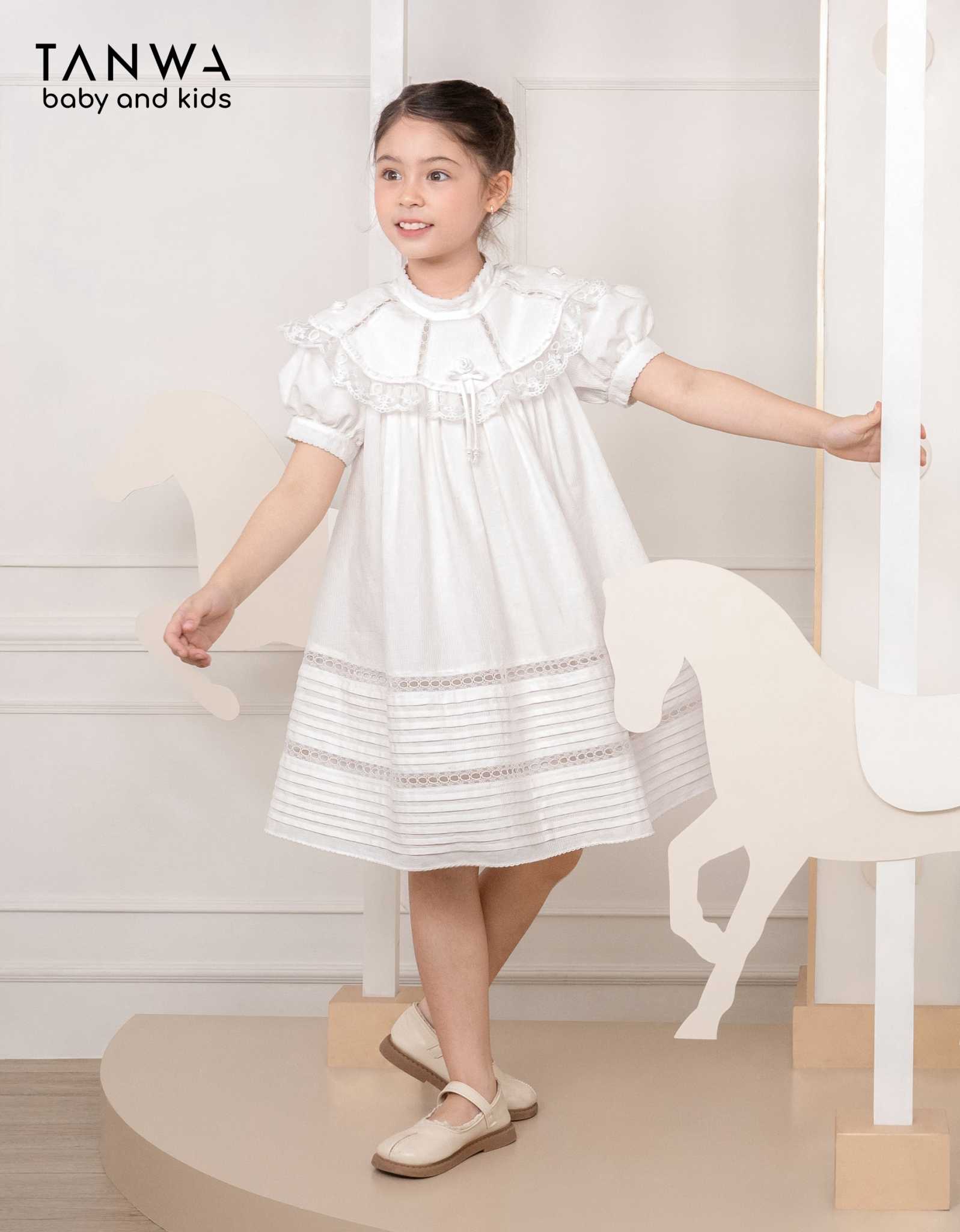 𝐂𝐡𝐞𝐫𝐢 𝐏 ชุดเดรสกระโปรง : MS TP 665 CP15 (12M-4Y)